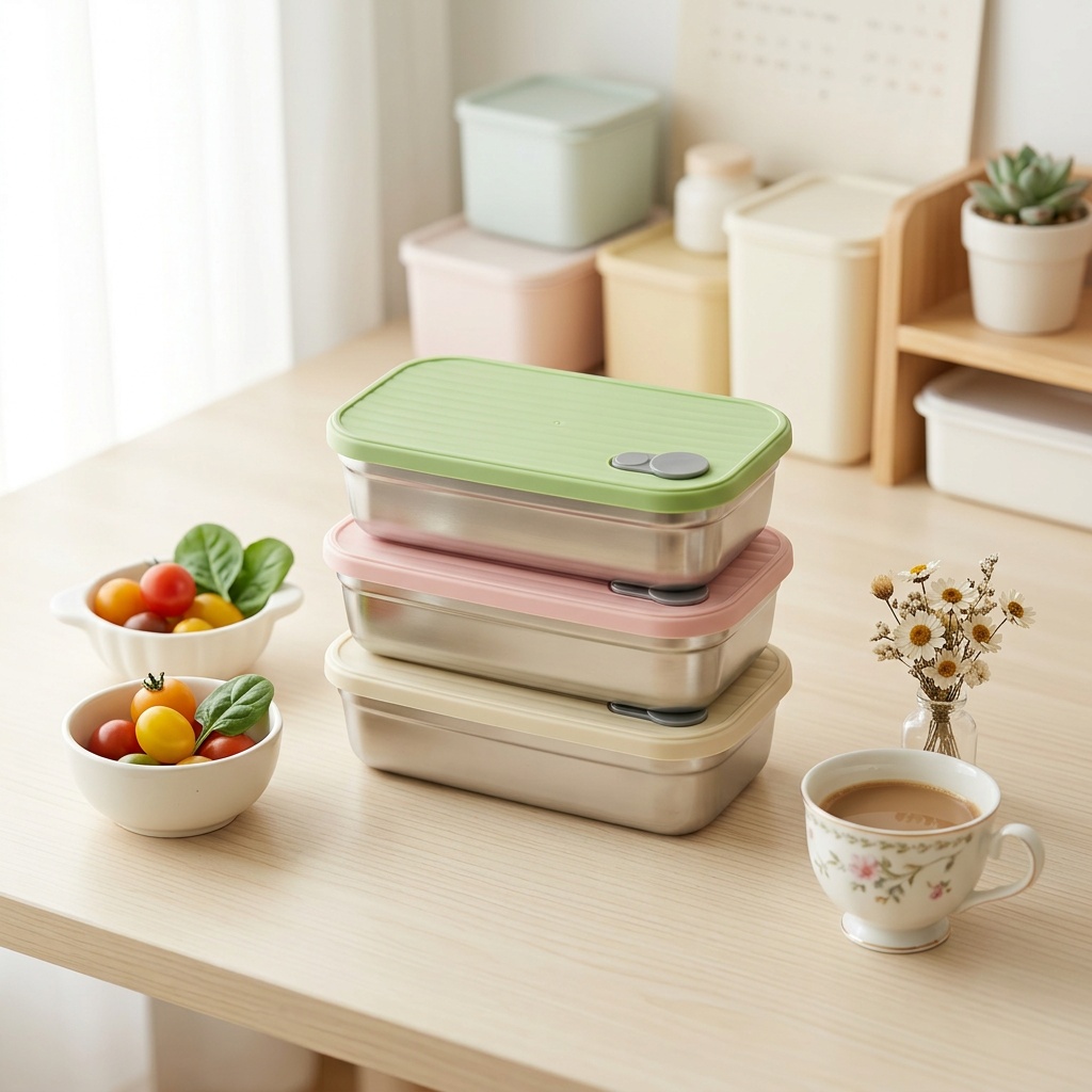 Meal Prep Recipes - Stainless Steel Bento Box Metal Lunch