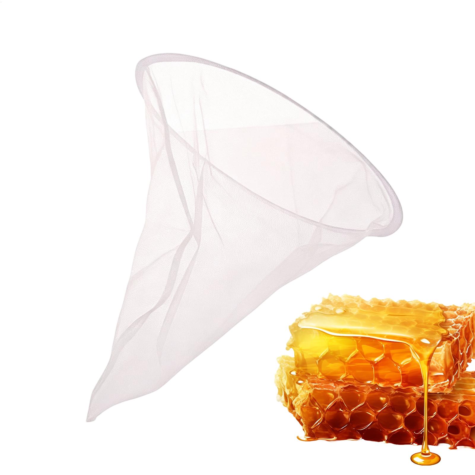 Meal Prep Juice - Honey Strainer Mesh Washable Reusable Conical