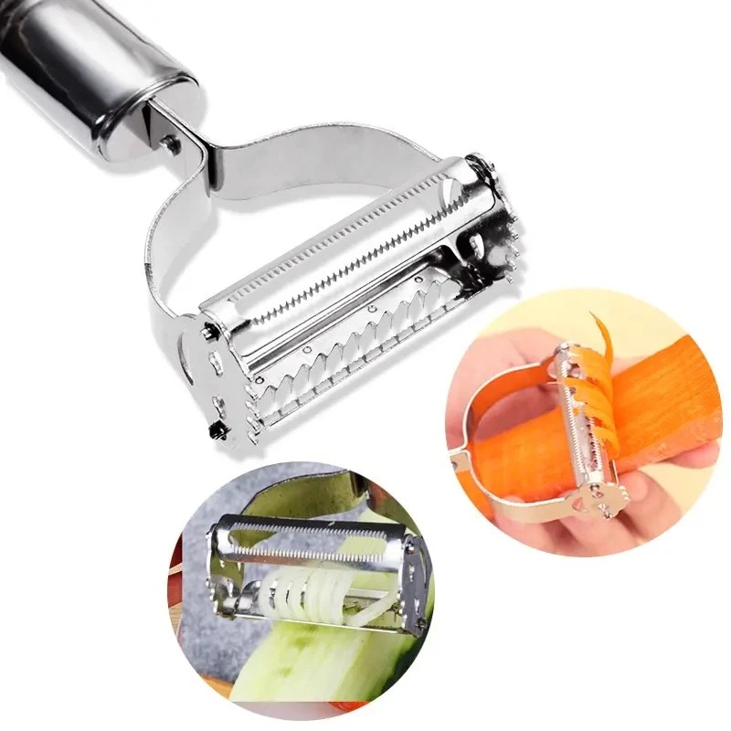 Meal Prep With Potatoes - Stainless Steel Julienne Peeler Fruit Vegetable