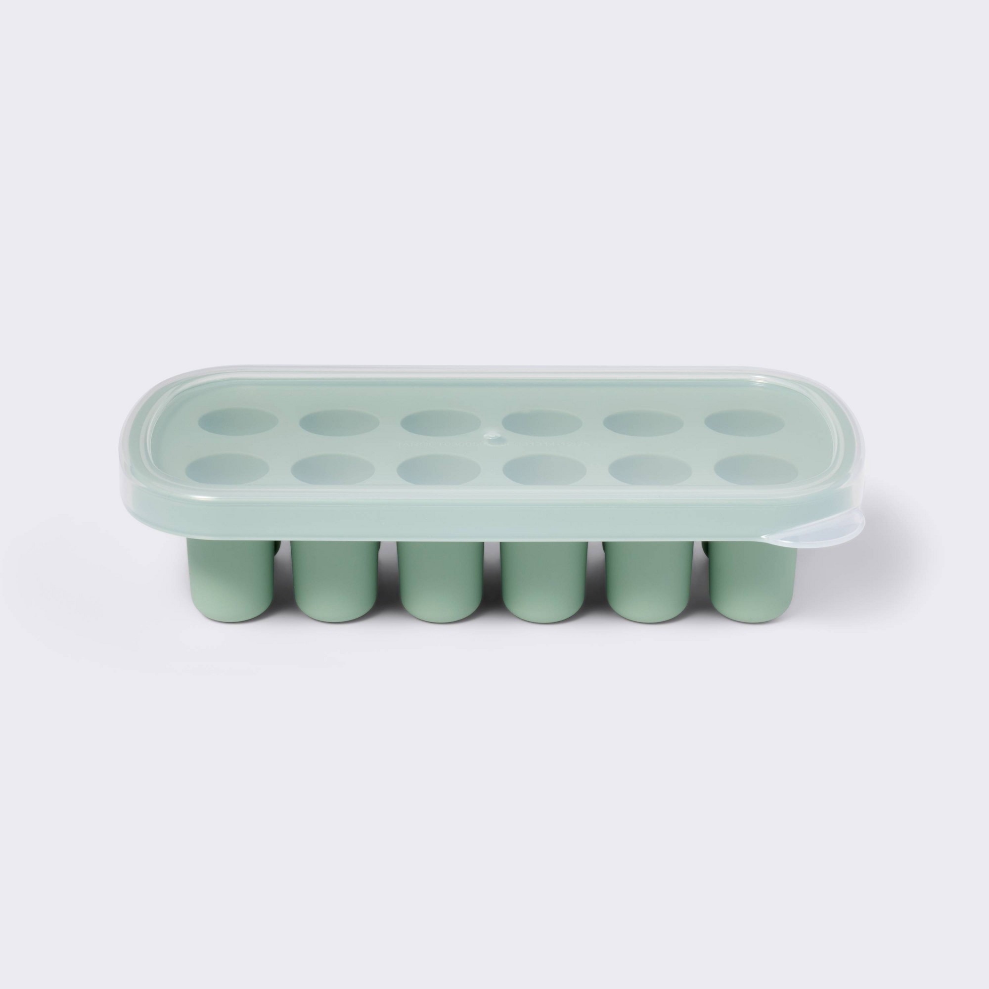 Meal Prep Easy - Green Baby Food Freezer Tray, Flexible