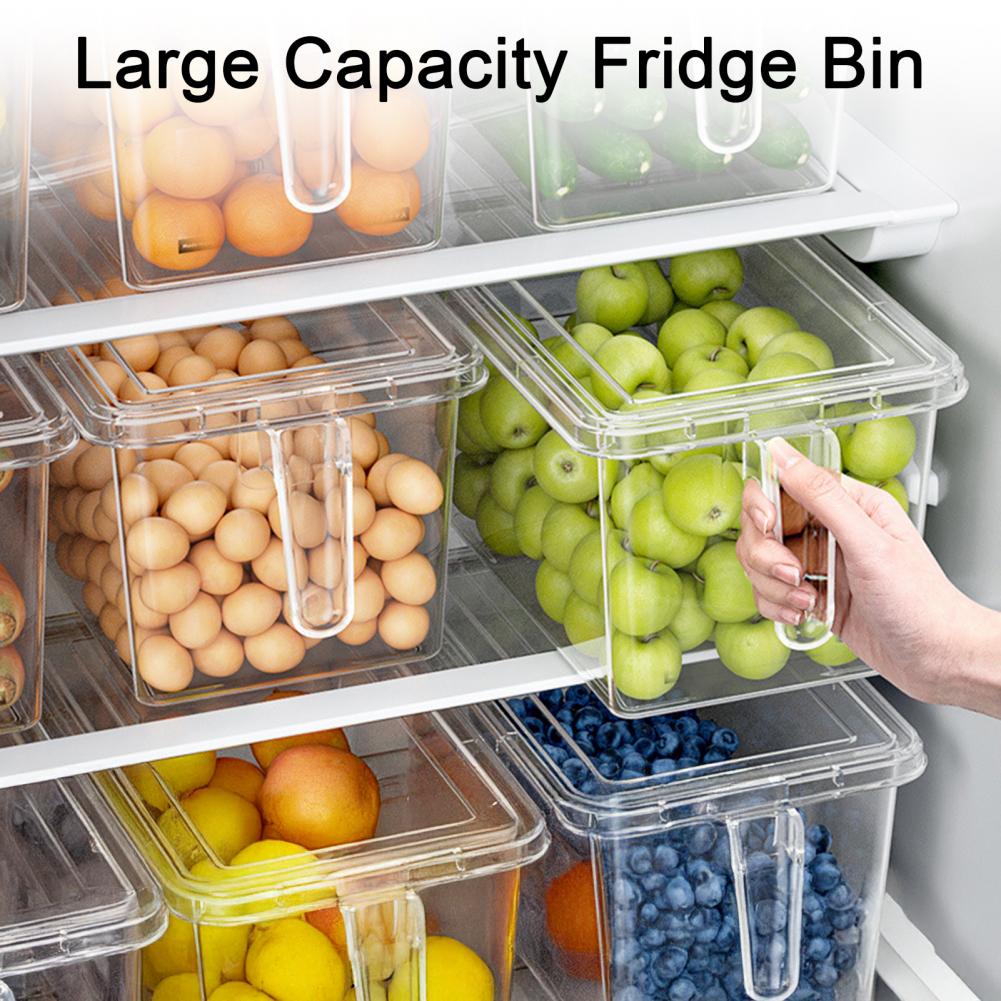 Clear Refrigerator Storage Bin - Meal Prep Veggie recension och pris