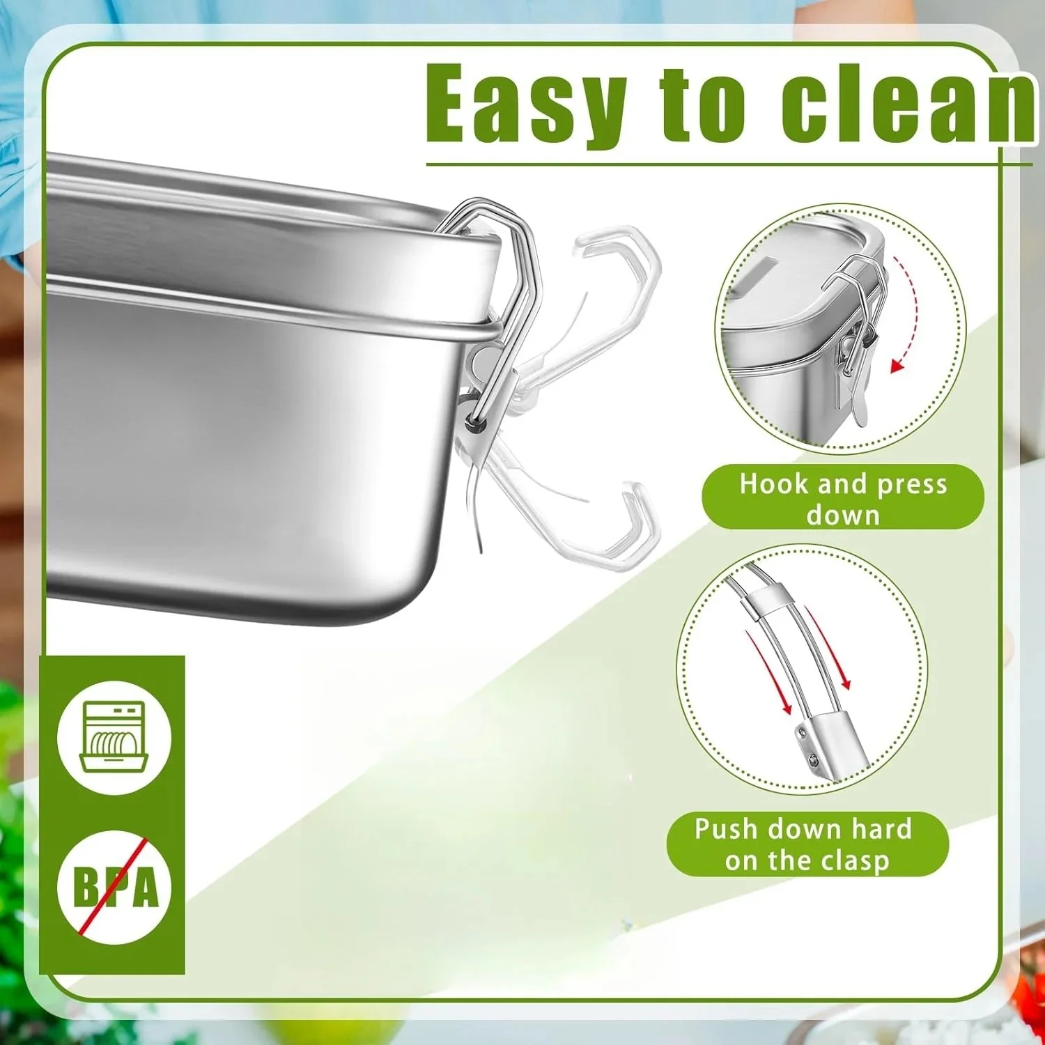 Stainless Steel Lunch Box for  - Meal Prep Recipes recension och pris