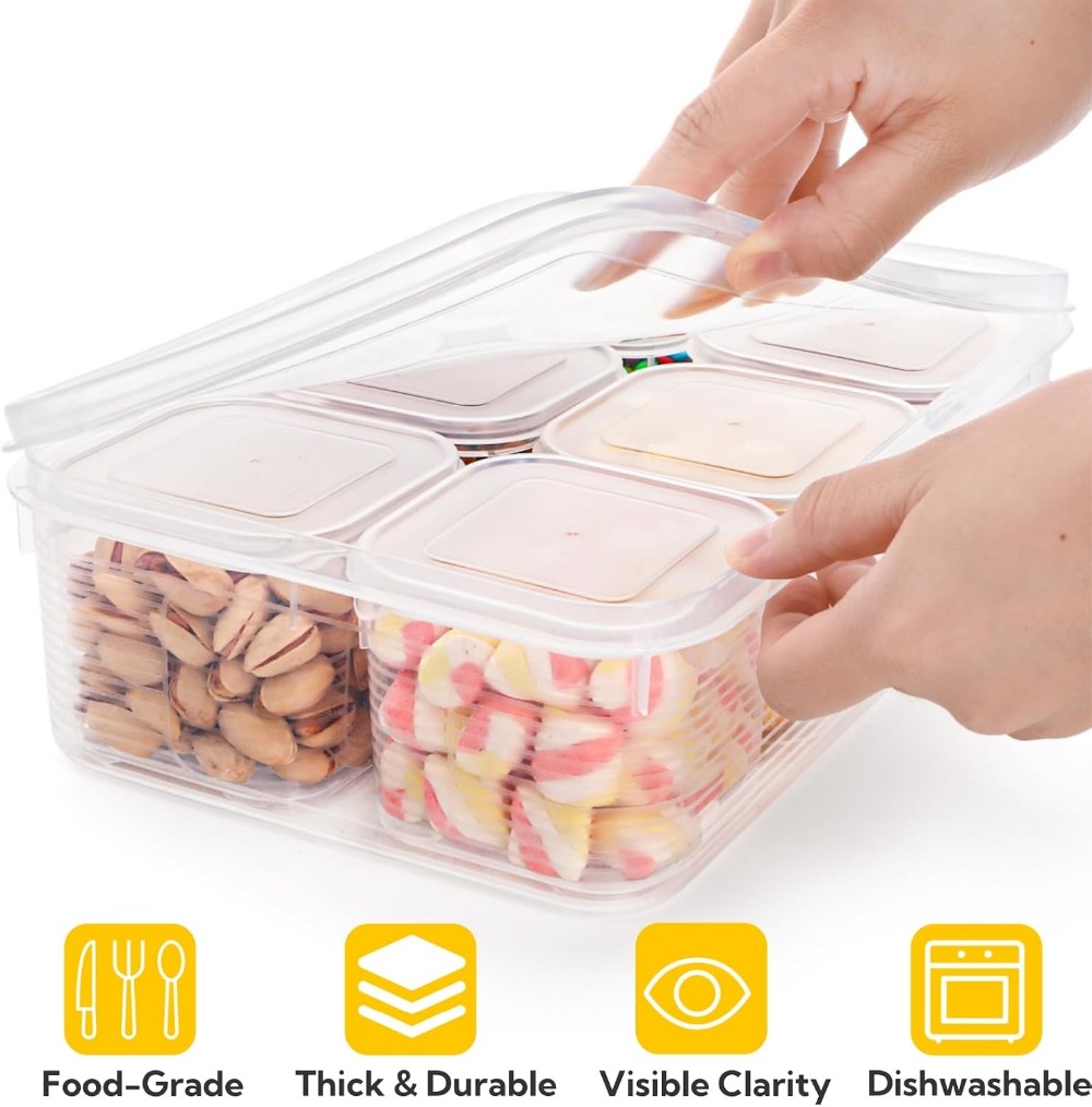 28-Piece Fridge Organizer Set  - Meal Prep Veggie recension och pris