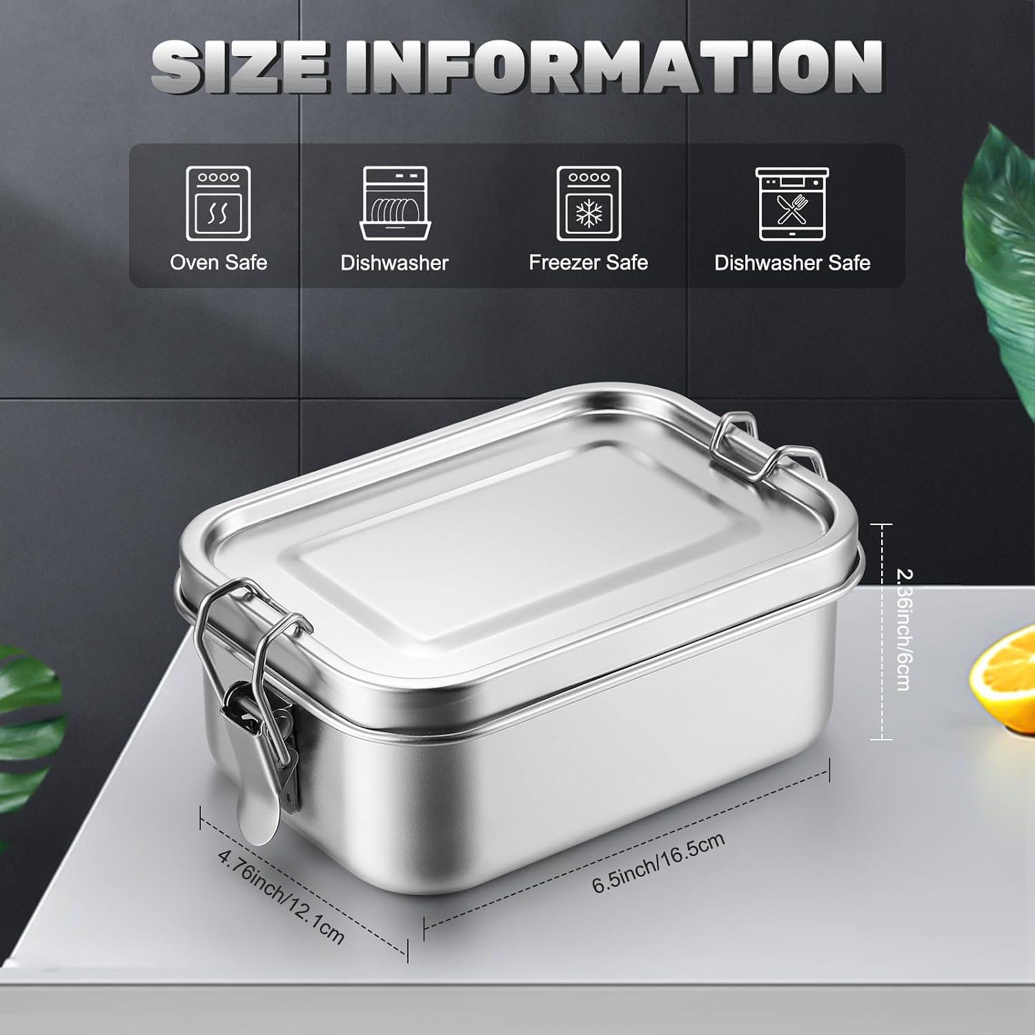 Stainless Steel Food Storage C - Meal Prep Recipes recension och pris