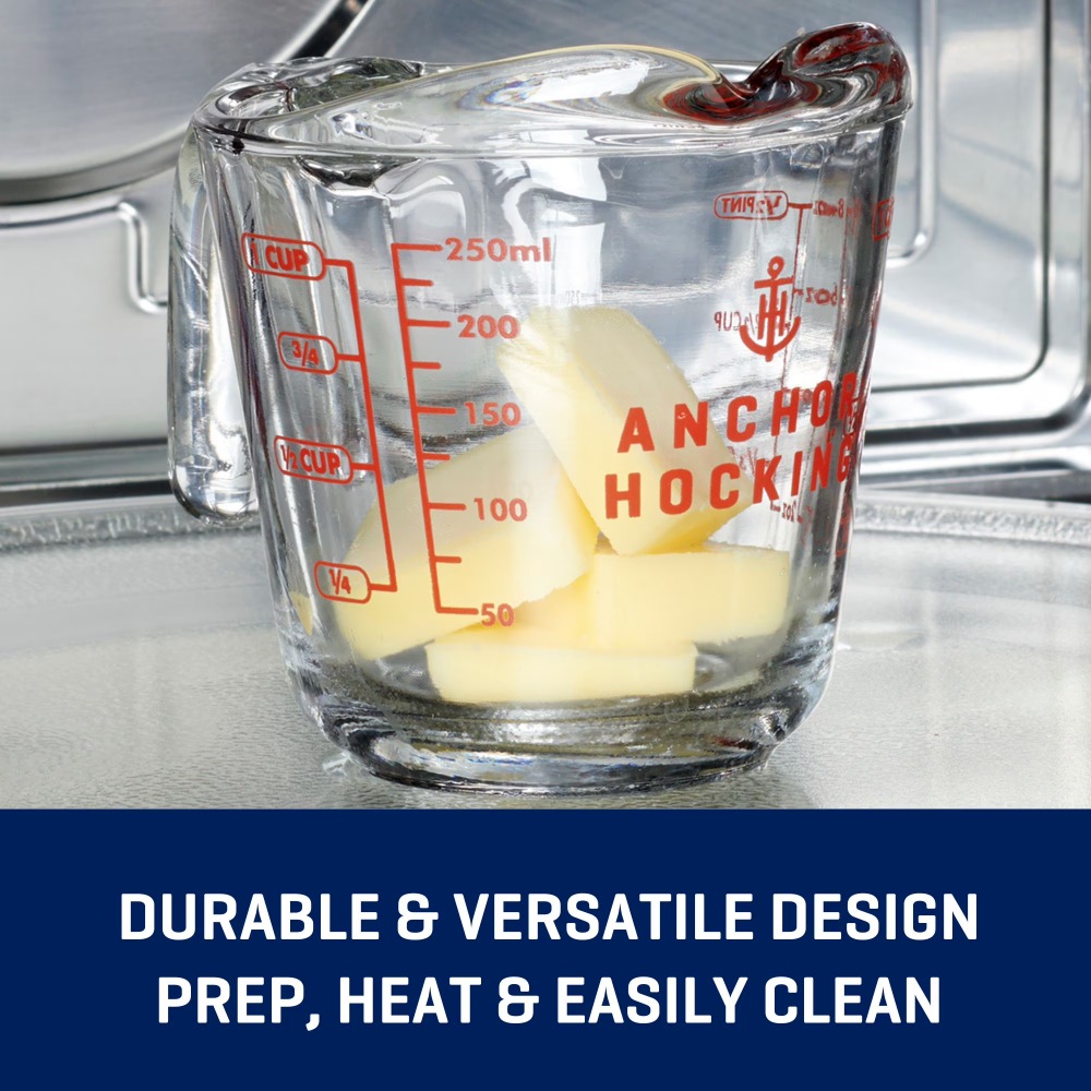 2-Pack Glass Measuring Cups Se - Meal Prep Easy recension och pris