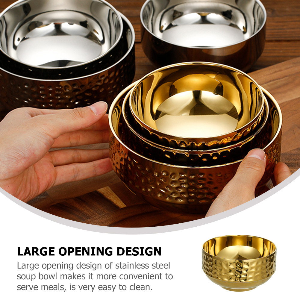Stainless Steel Bowl Large Ope - Meal Prep Restaurant recension och pris