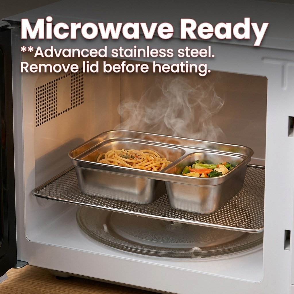 Microwave Safe 304 Stainless S - Meal Prep Recipes recension och pris