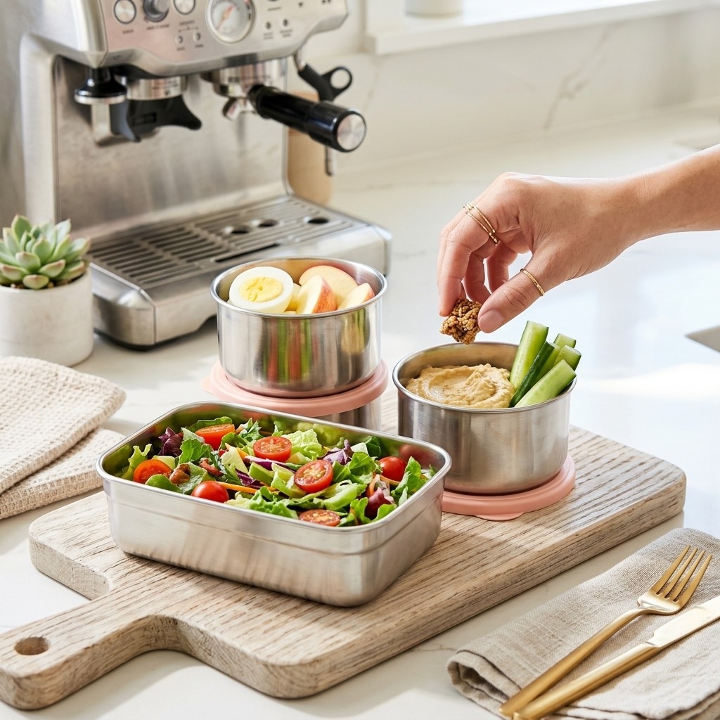 Microwave Safe 304 Stainless S - Meal Prep Recipes recension och pris