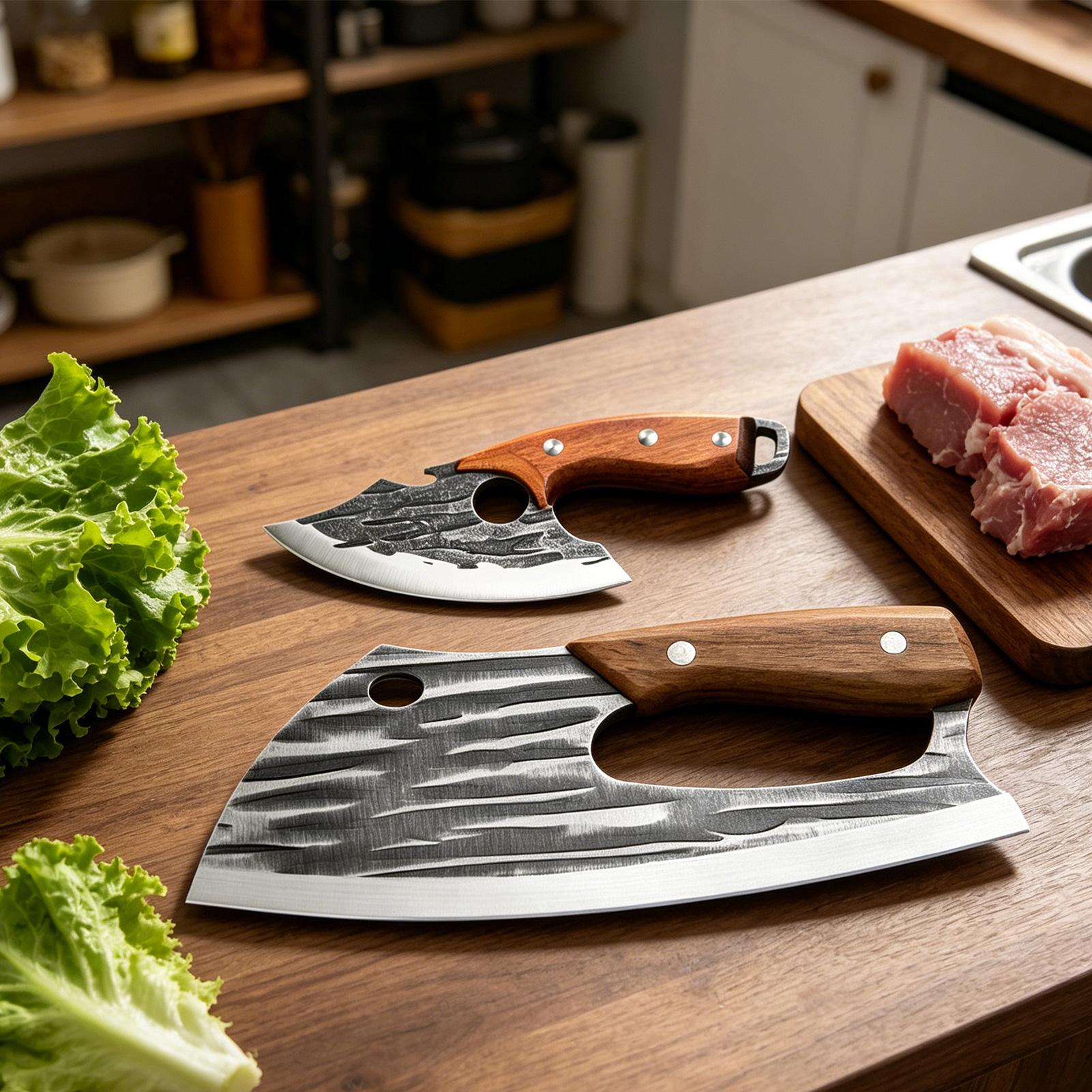 2pcs Meat Cleaver Heavy Duty B - Meal Prep Restaurant recension och pris