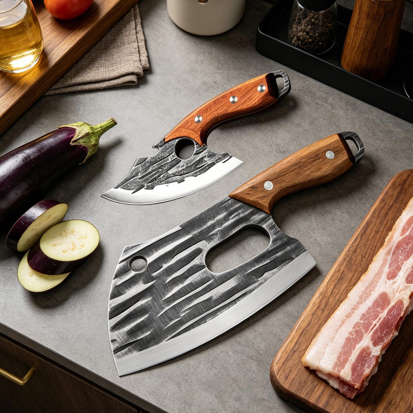 2pcs Meat Cleaver Heavy Duty B - Meal Prep Restaurant recension och pris