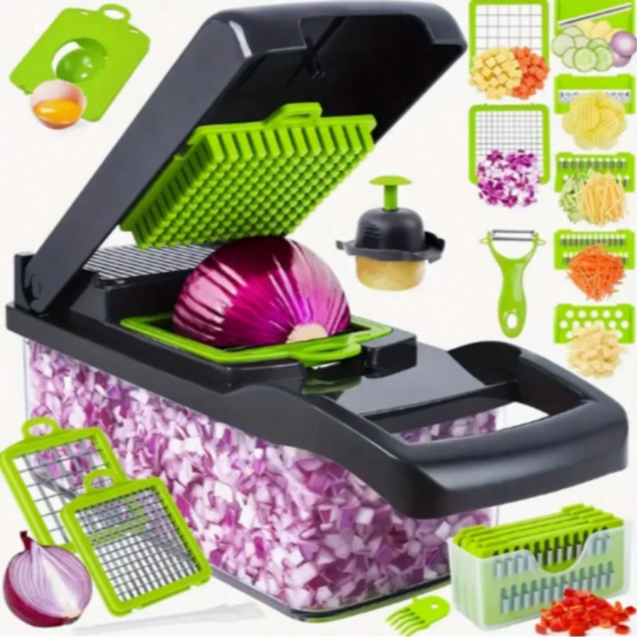 16-Piece Multi-Function Kitche - Meal Prep With Potatoes recension och pris