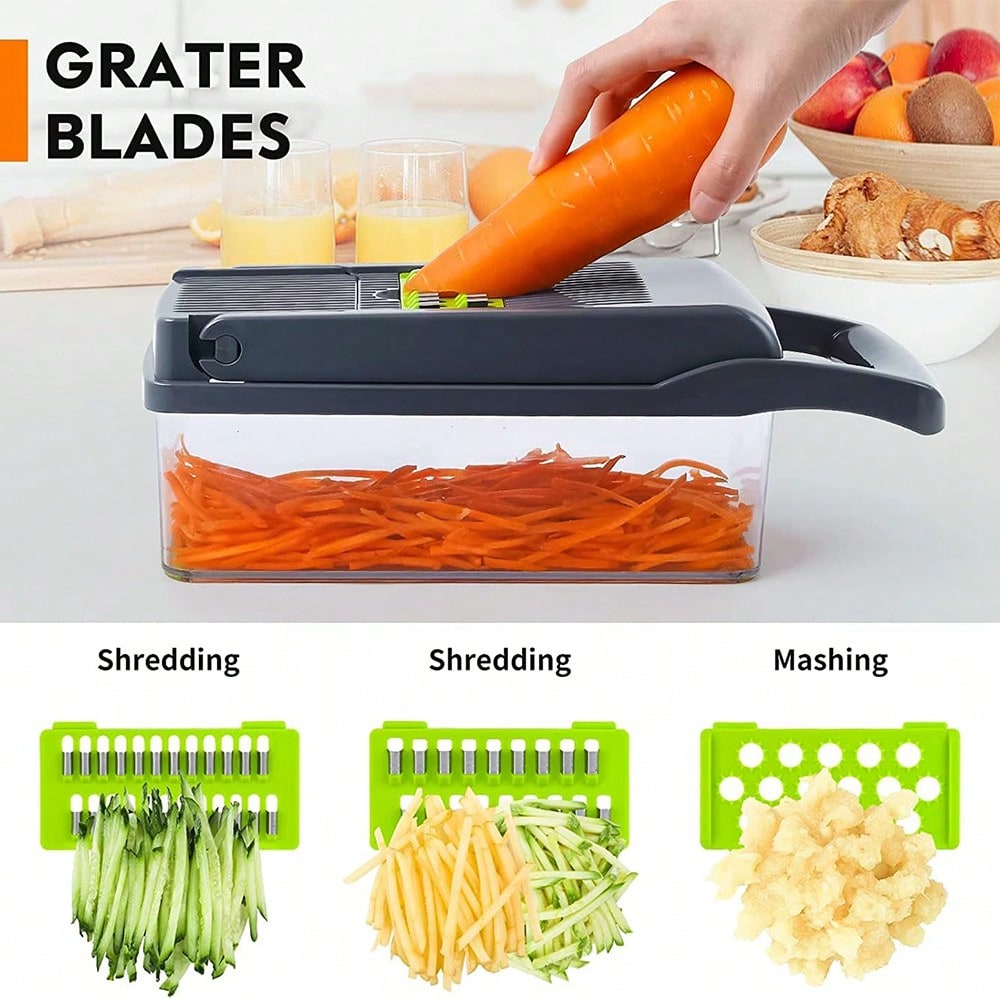 16-Piece Multi-Function Kitche - Meal Prep With Potatoes recension och pris