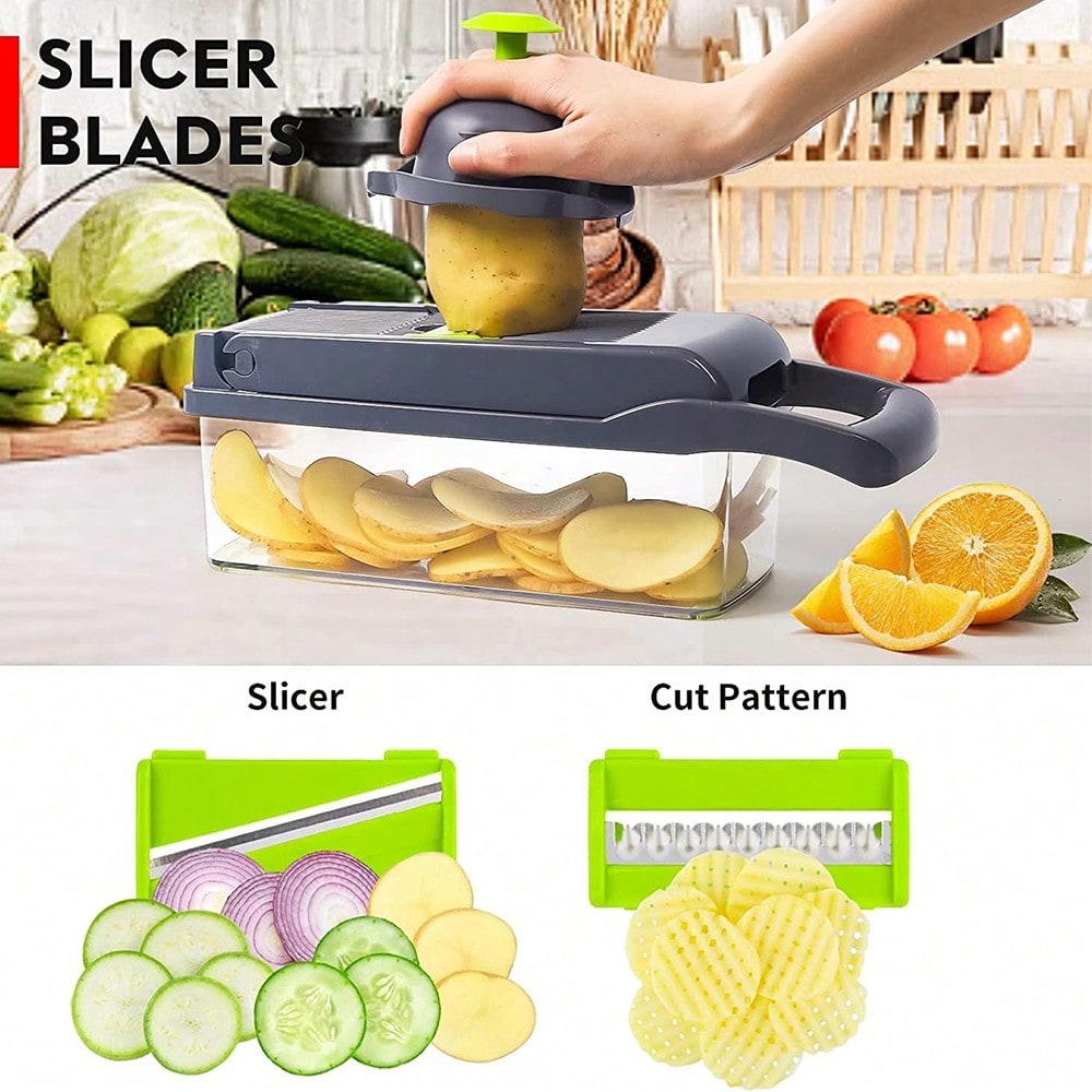 16-Piece Multi-Function Kitche - Meal Prep With Potatoes recension och pris