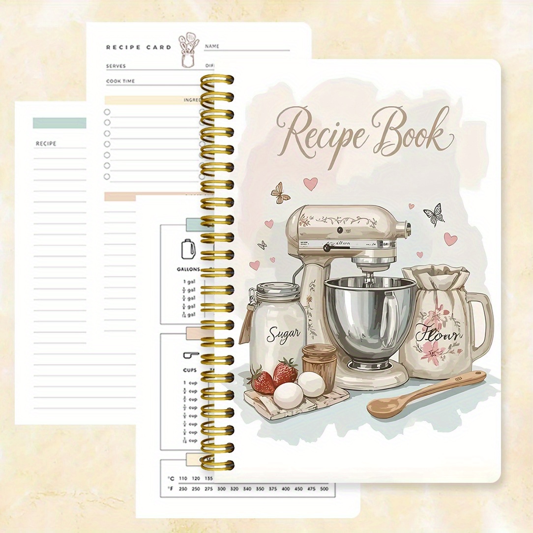 A printed cover notebook with  - Meal Prep Book recension och pris
