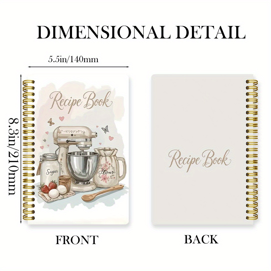 A printed cover notebook with  - Meal Prep Book recension och pris