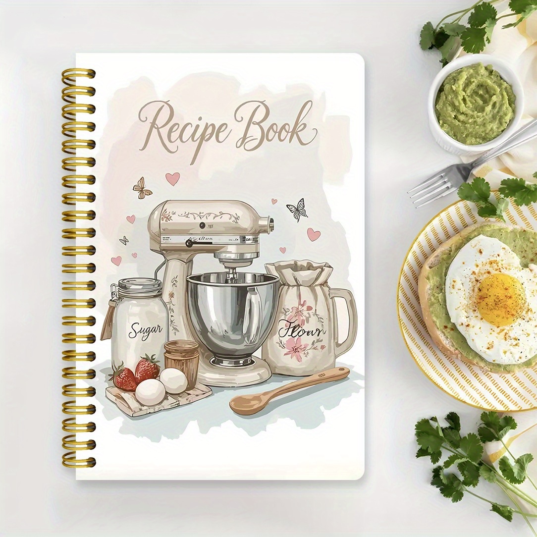 A printed cover notebook with  - Meal Prep Book recension och pris