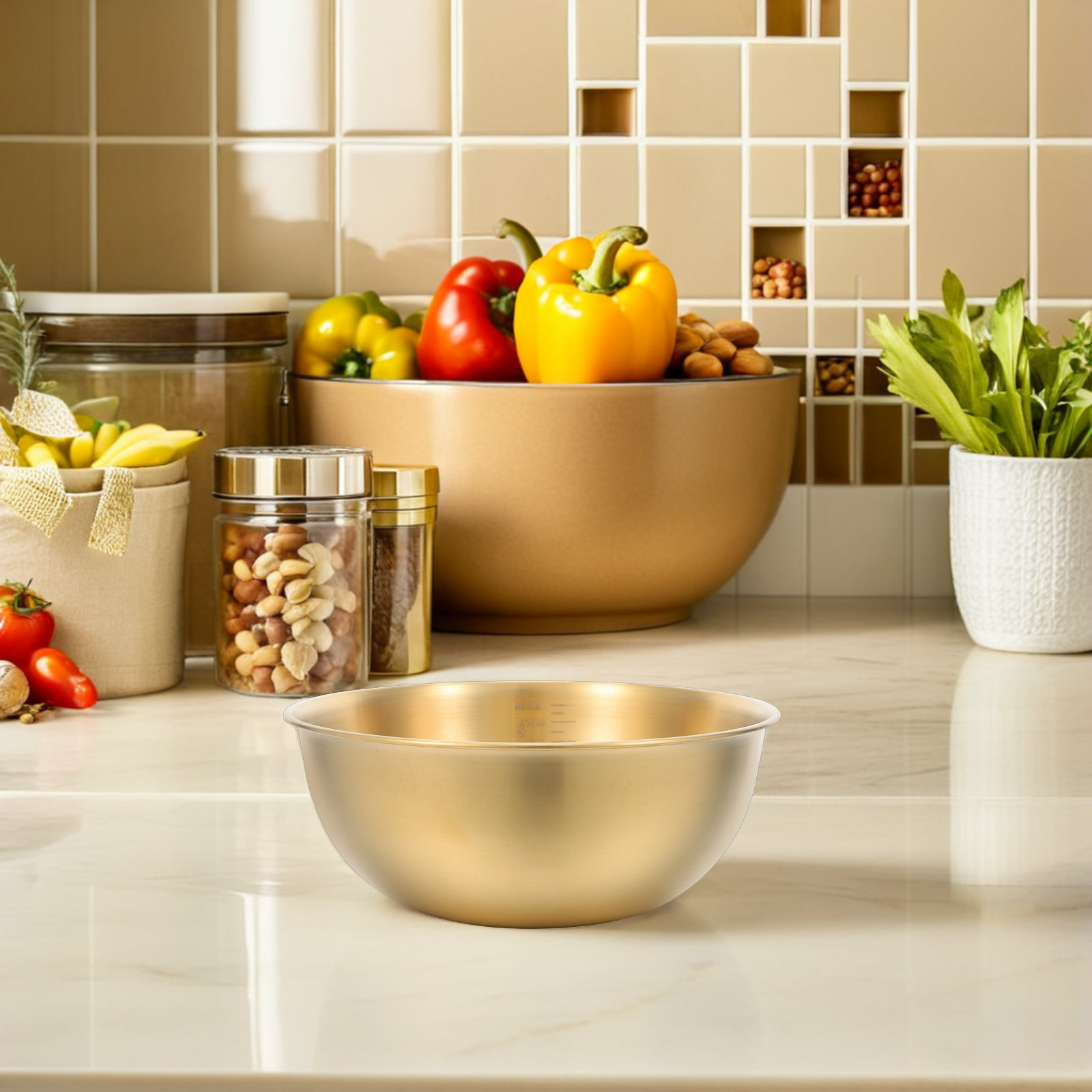 2100Ml Stainless Steel Mixing  - Meal Prep Bowl recension och pris