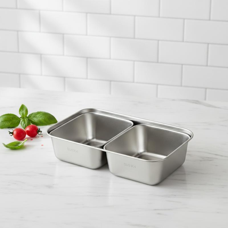 NEW 12/3 PCS 304 Stainless Ste - Meal Prep Easy recension och pris