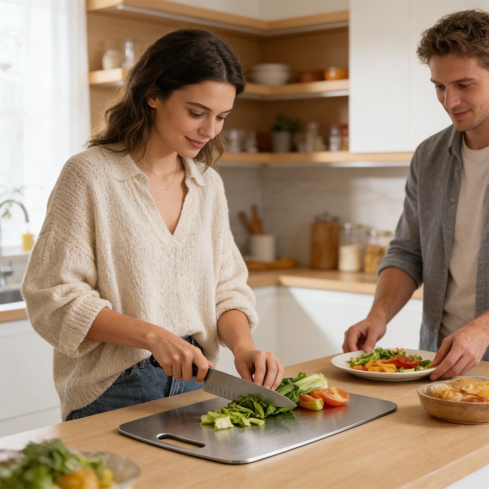 Stainless Steel Cutting Board  - Meal Prep Veggie recension och pris