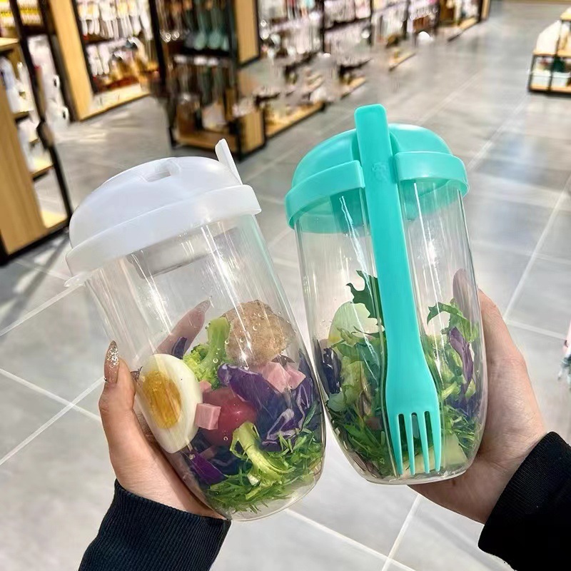 Portable Salad Bowl with Lid a - Meal Prep Bowl recension och pris