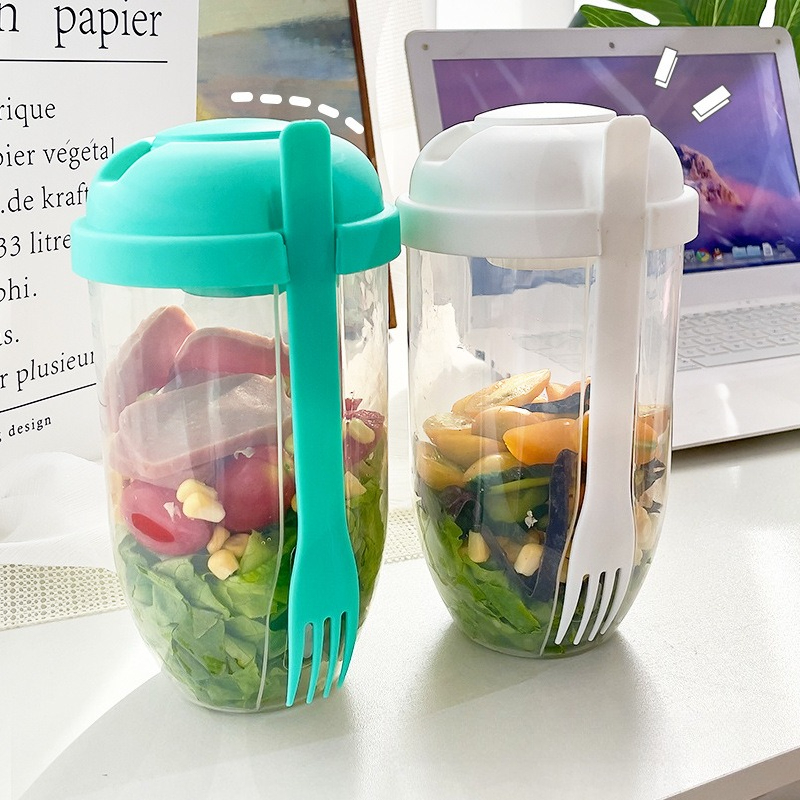 Portable Salad Bowl with Lid a - Meal Prep Bowl recension och pris