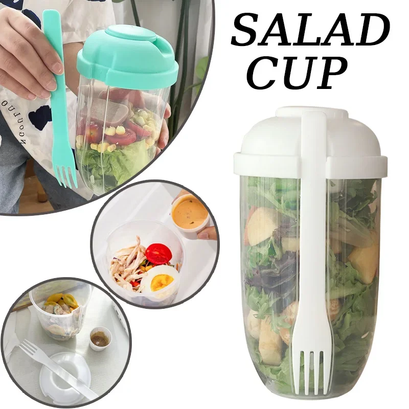 Portable Salad Bowl with Lid a - Meal Prep Bowl recension och pris