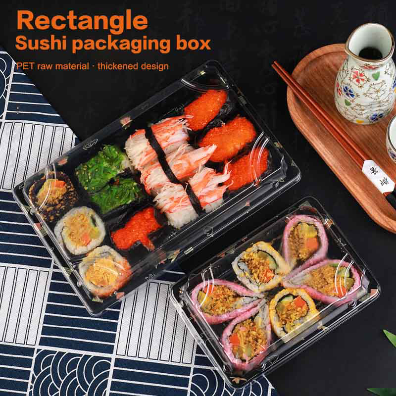 10Pcs Thickened Sushi Box With - Meal Prep Restaurant recension och pris