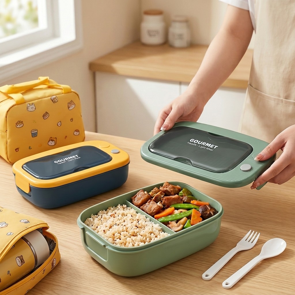 Microwavable Plastic Bento Box - Meal Prep Recipes recension och pris