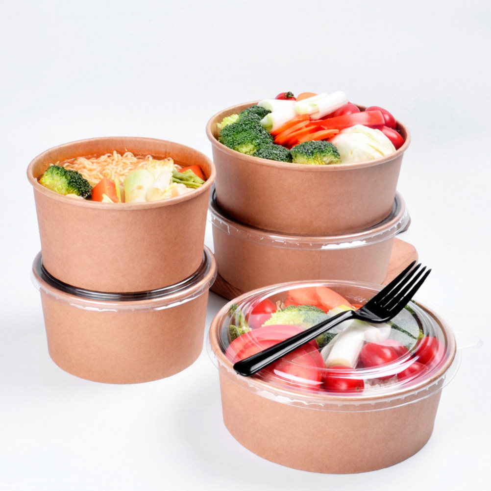 20Pcs Kraft Paper Bowls Leakpr - Meal Prep Bowl recension och pris