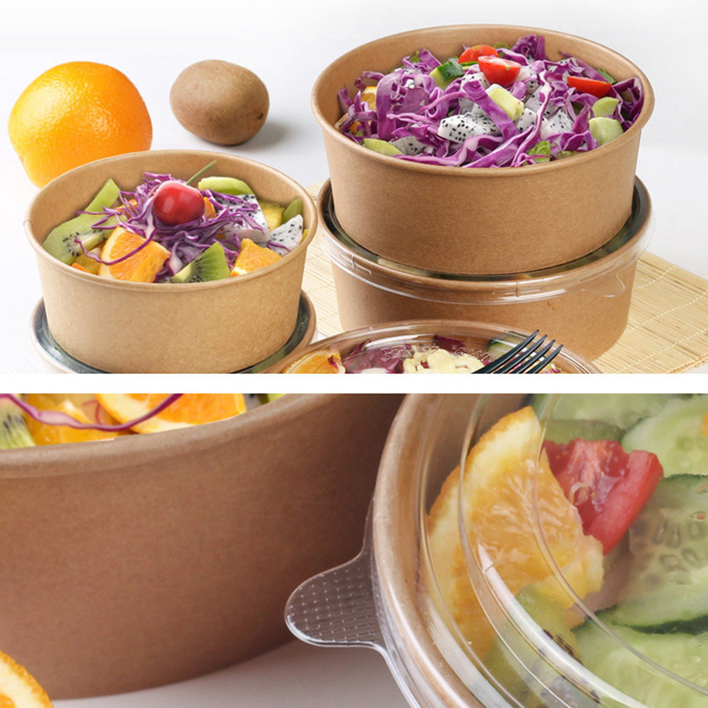 20Pcs Kraft Paper Bowls Leakpr - Meal Prep Bowl recension och pris
