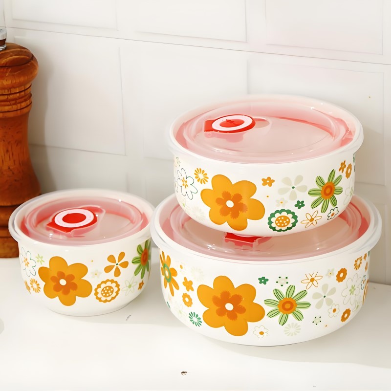 Three-piece set, fine bone chi - Meal Prep Bowl recension och pris