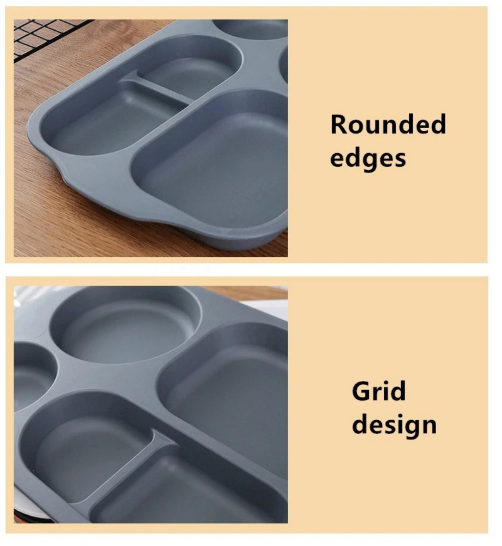 Reusable 5-Compartment Plate,  - Meal Prep Recipes recension och pris