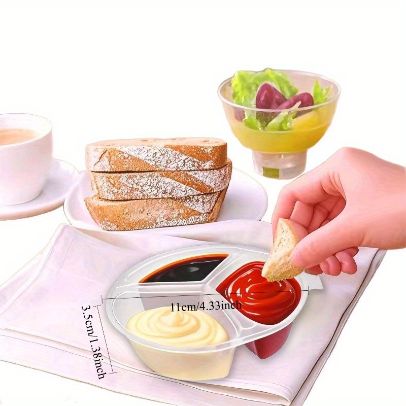 Round 3-Compartment Disposable - Meal Prep Restaurant recension och pris