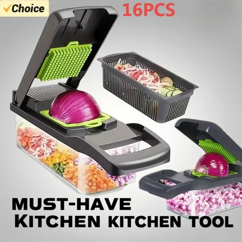 16pcs Fruit Vegetable Onion Ch - Meal Prep With Potatoes recension och pris