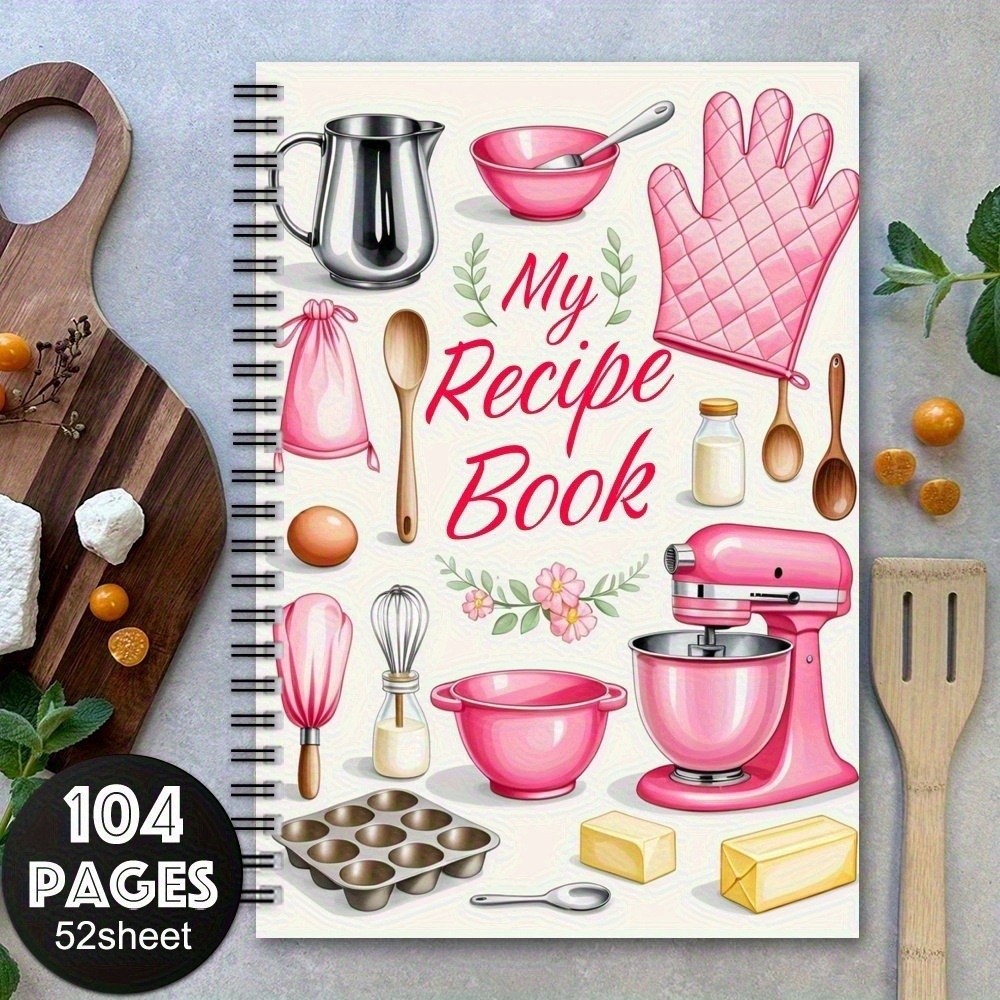 New Cartoon Recipe Notebook Sp - Meal Prep Book recension och pris