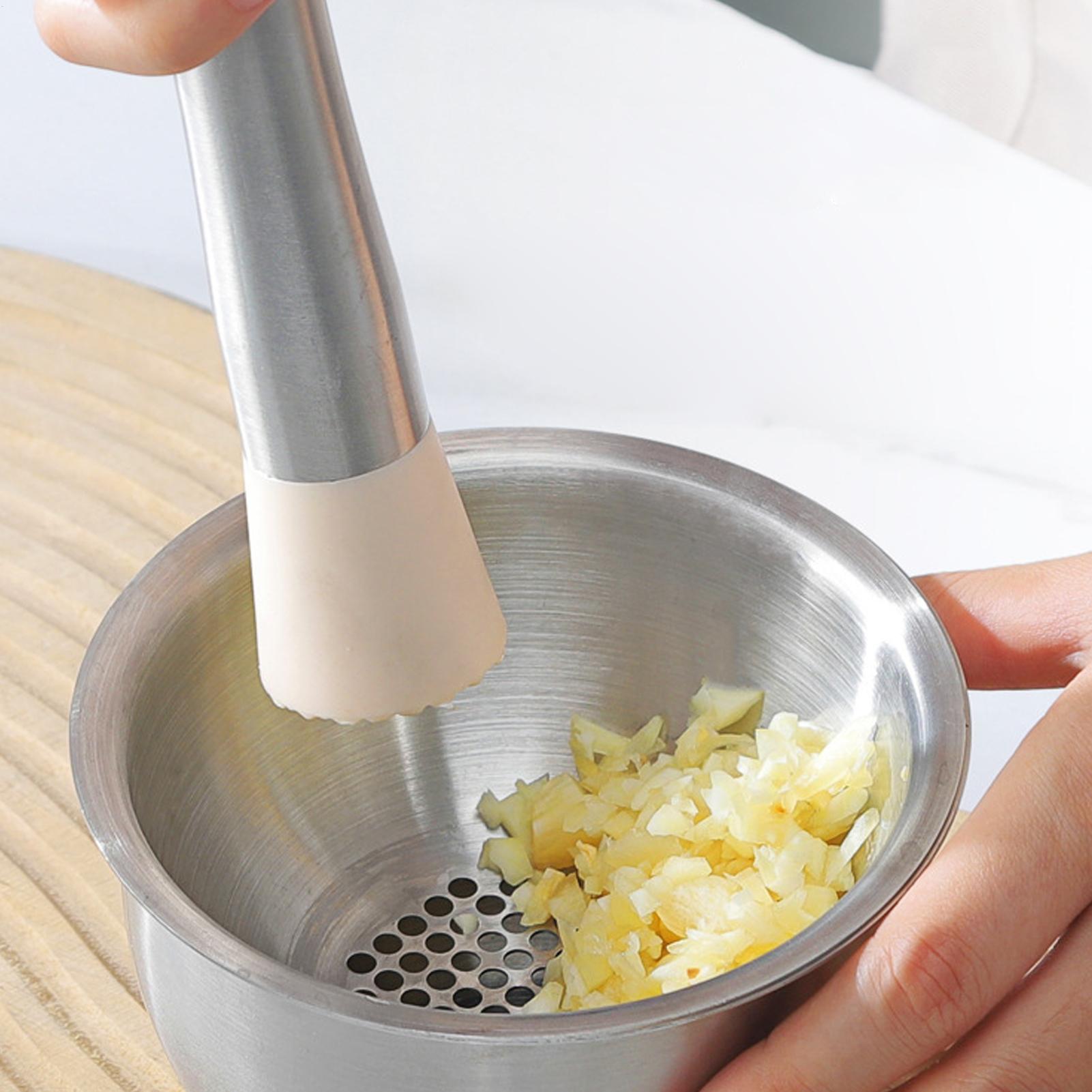 Garlic Mincer Tool Manual Food - Meal Prep Restaurant recension och pris