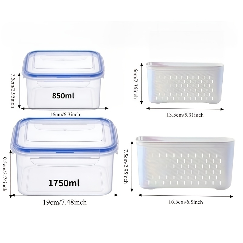 4pcs/Set Leak-Proof Food Stora - Meal Prep Recipes recension och pris