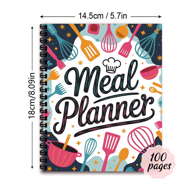 Meal Planner Notebook, Weekly  - Meal Prep Book recension och pris