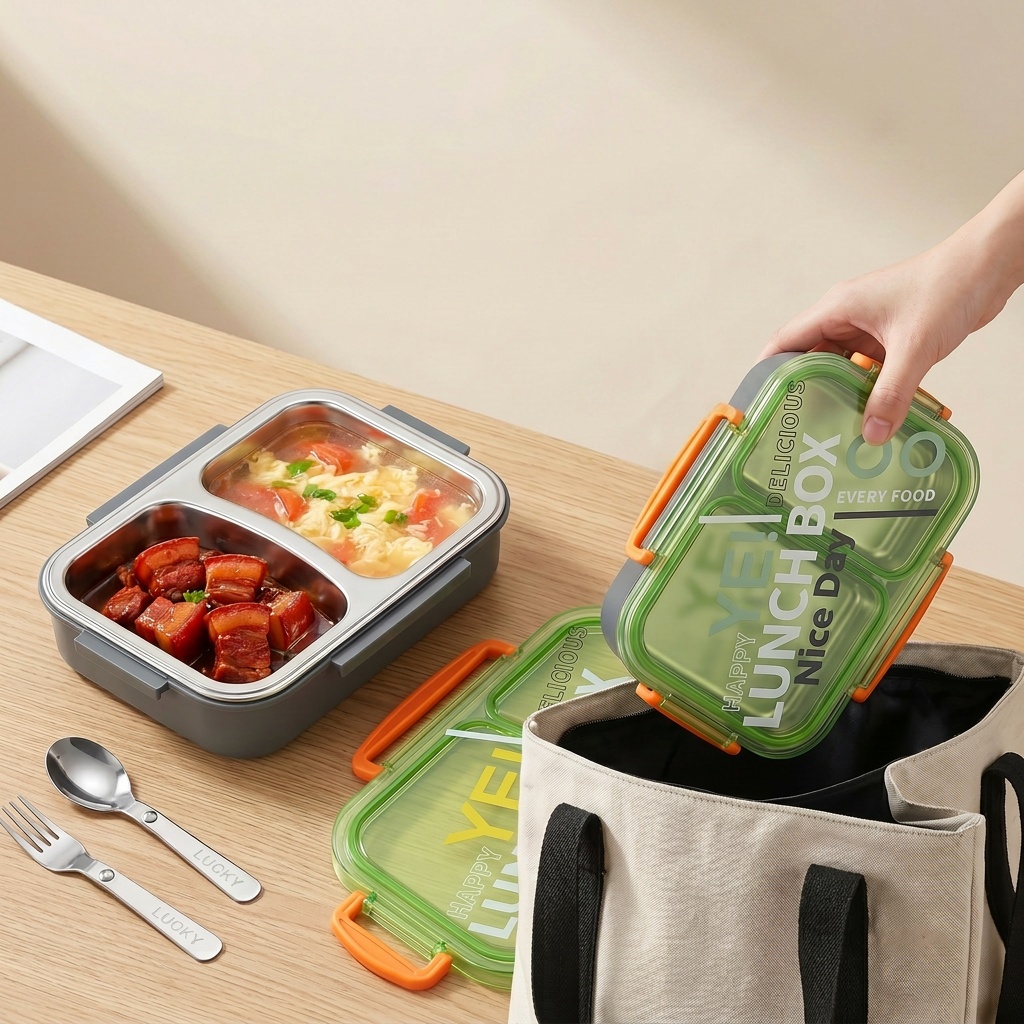 Microwavable 304 Stainless Ste - Meal Prep Recipes recension och pris
