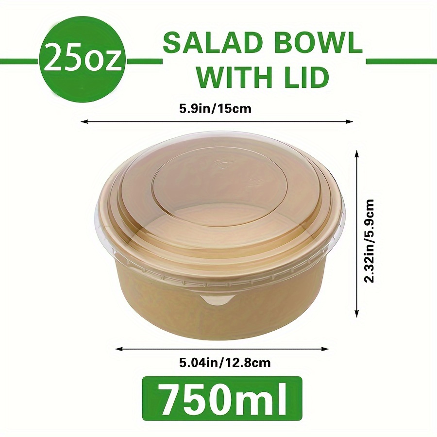 25Oz/750Ml 25/50 Pack Paper Bo - Meal Prep Bowl recension och pris