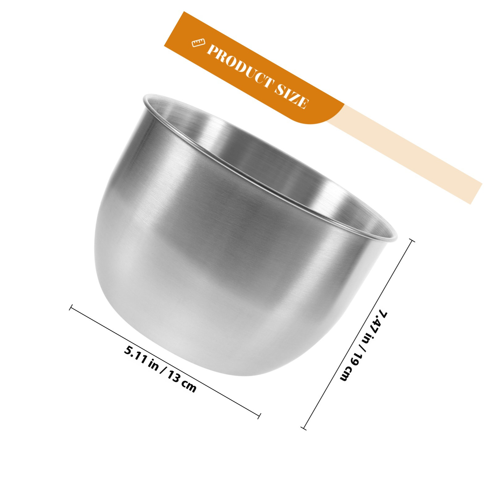 Deep Stainless Steel Mixing Bo - Meal Prep Bowl recension och pris