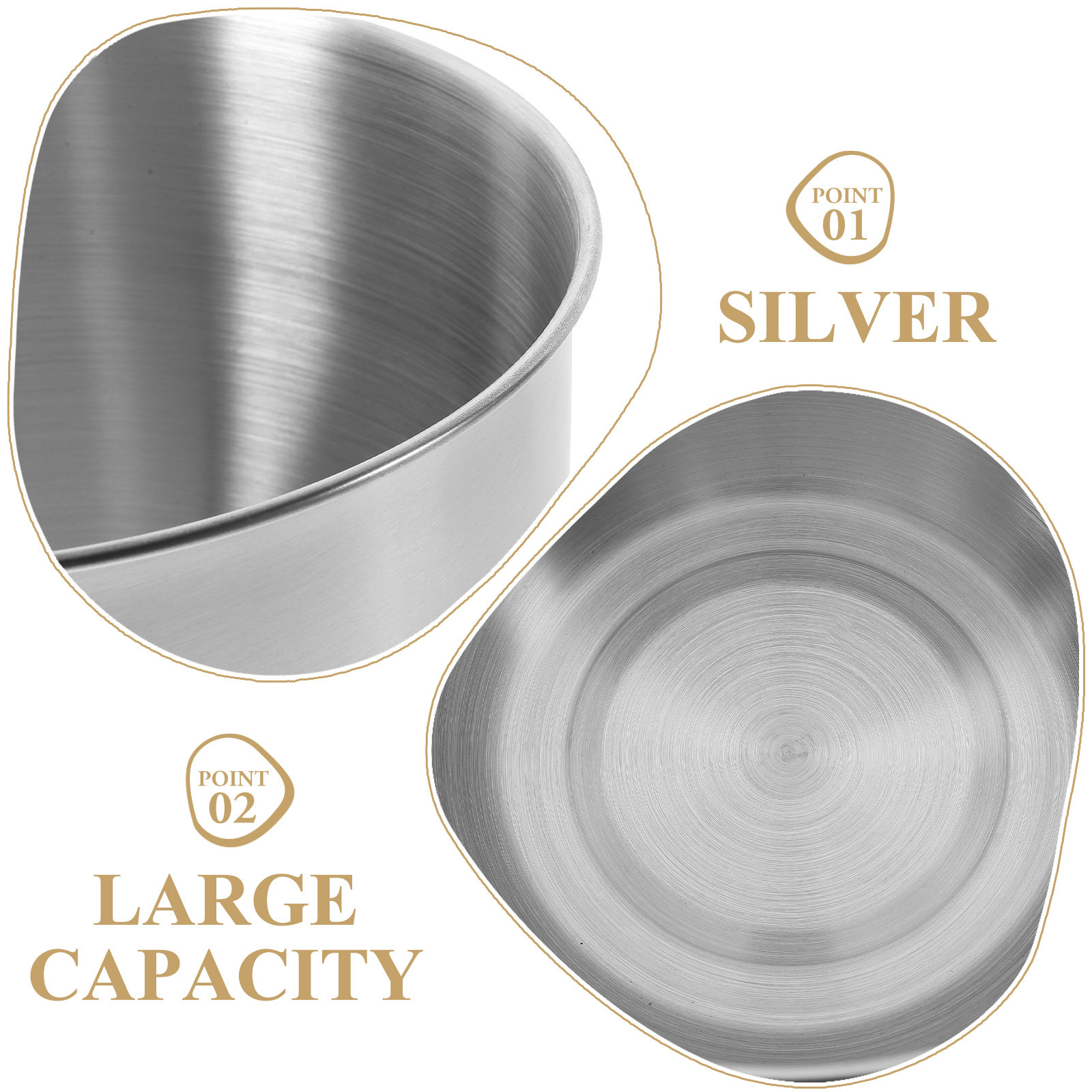 Deep Stainless Steel Mixing Bo - Meal Prep Bowl recension och pris