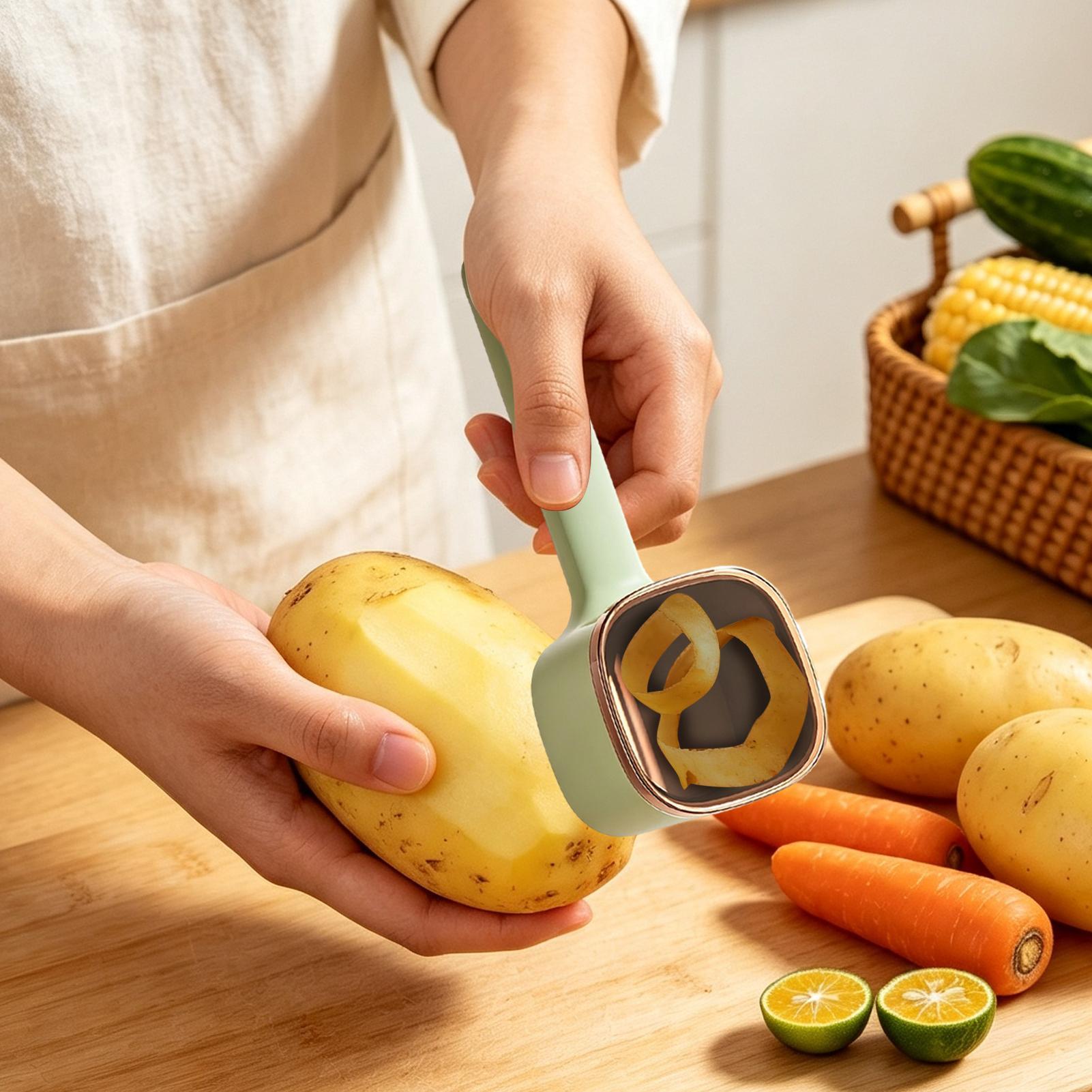 Vegetable Peeler With Catcher  - Meal Prep With Potatoes recension och pris