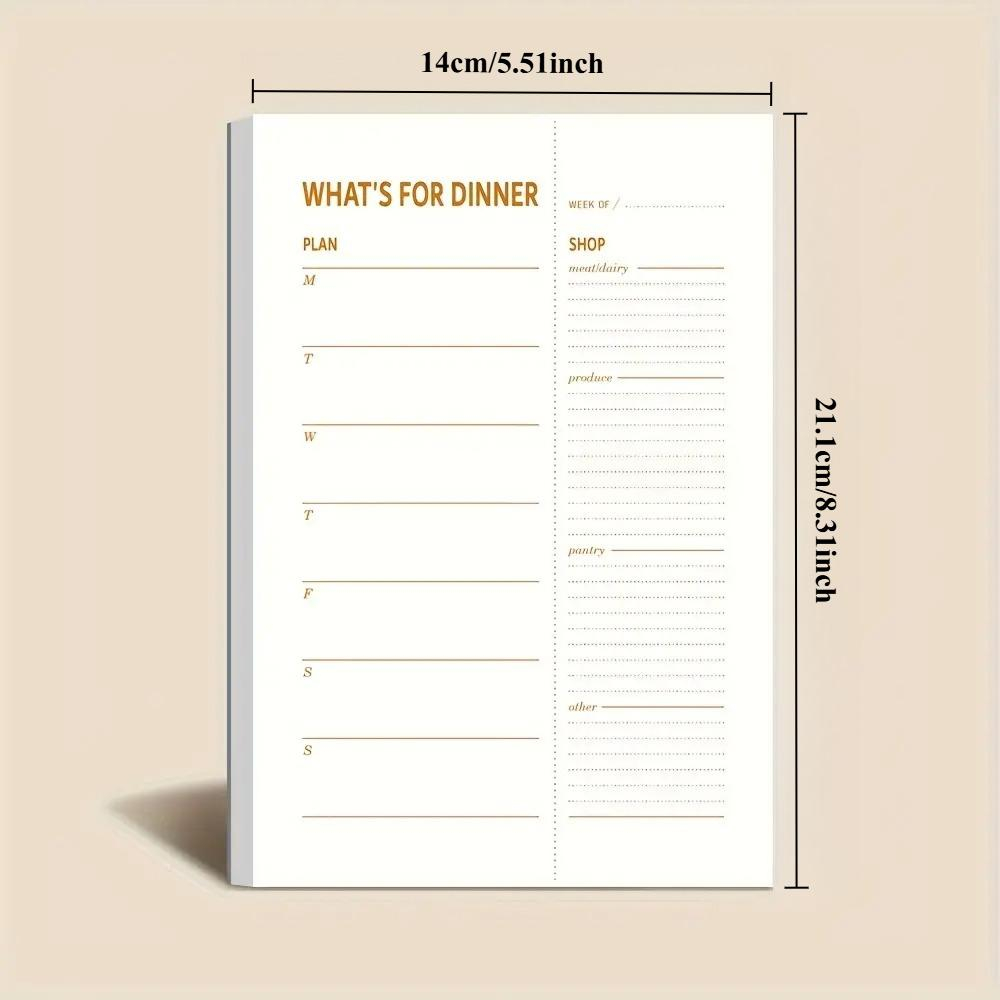 1pc Daily Diet Plan Notebook,  - Meal Prep Book recension och pris
