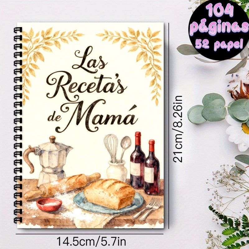 Español Recipe Notebook A5 Rec - Meal Prep Book recension och pris