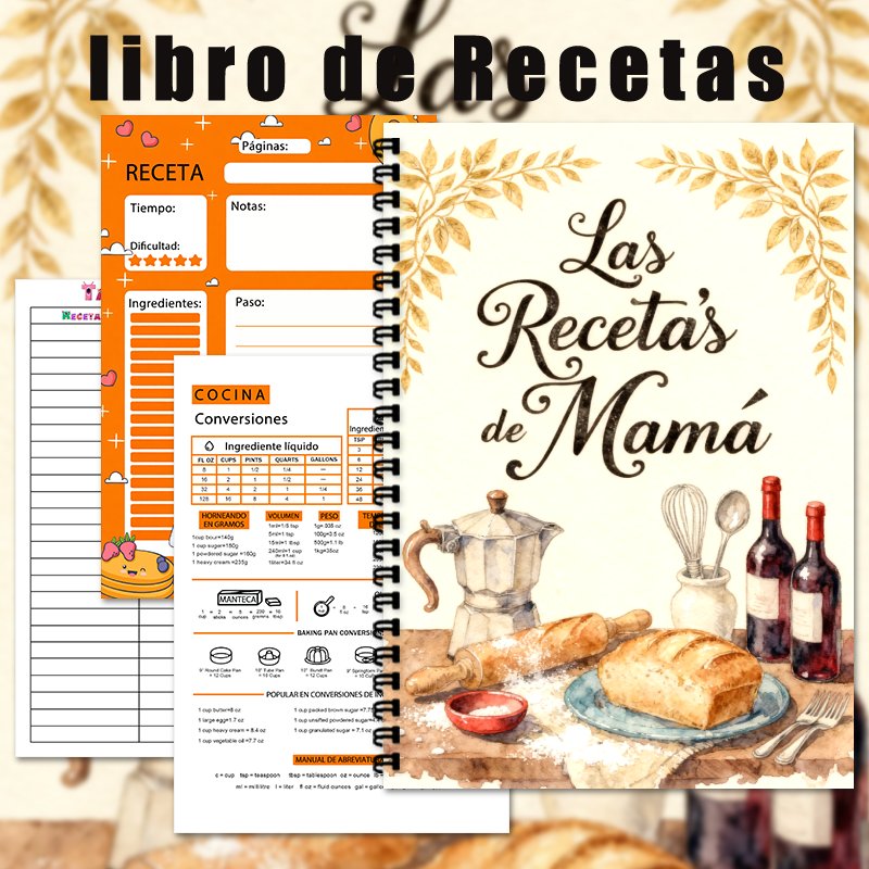 Español Recipe Notebook A5 Rec - Meal Prep Book recension och pris